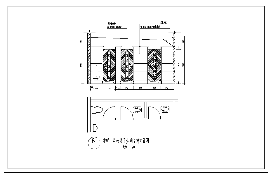东海某大型中餐厅室内装修设计施工图（64张）cad施工图下载【ID:161763178】
