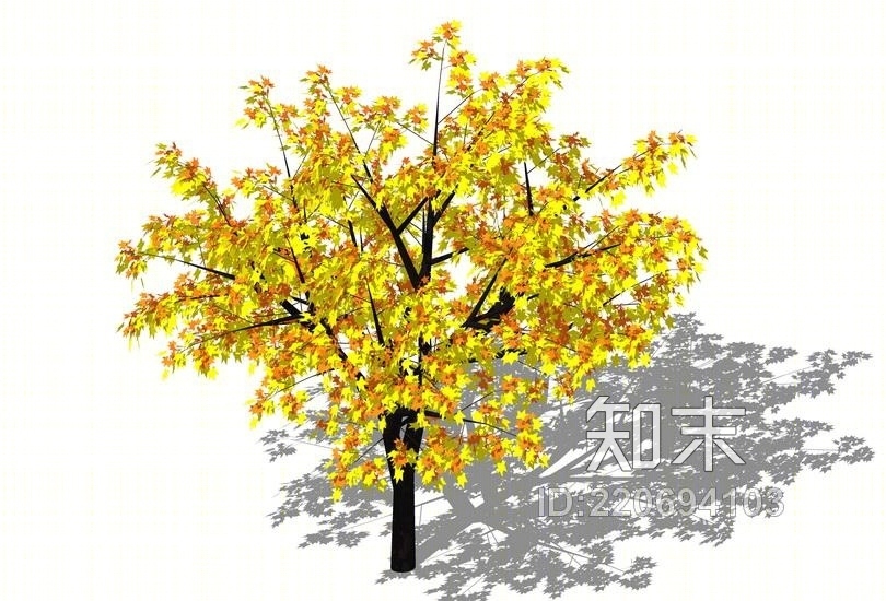 3D植物树SU模型下载【ID:220694103】