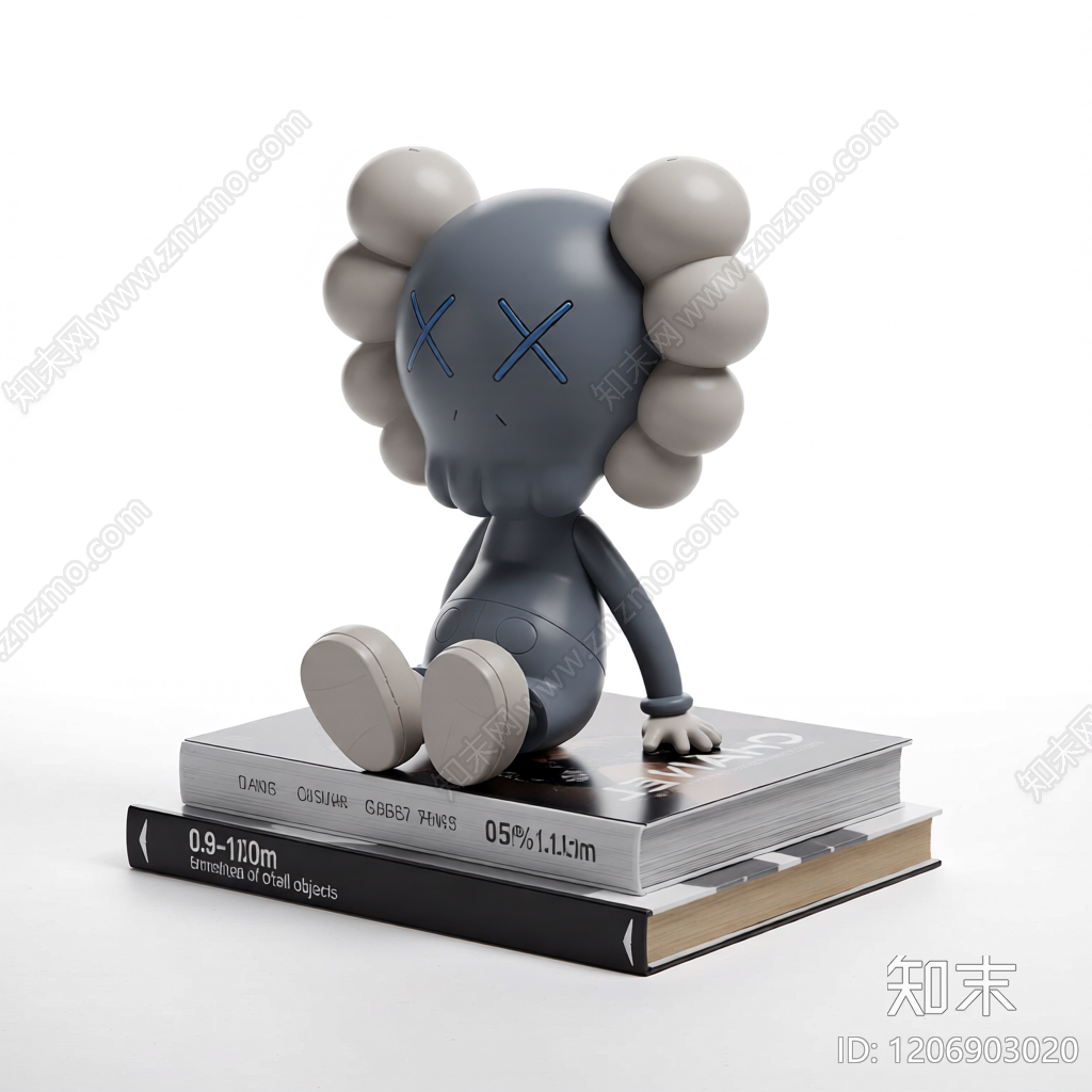KAWS雕塑装饰品3D模型下载【ID:1206903020】