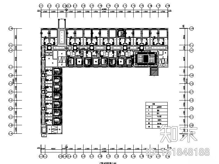 [山东]青岛温泉酒店全套施工图(附效果图)cad施工图下载【ID:161848188】