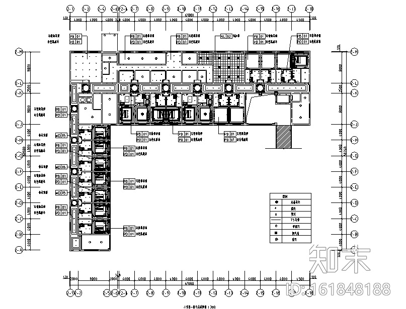 [山东]青岛温泉酒店全套施工图(附效果图)cad施工图下载【ID:161848188】