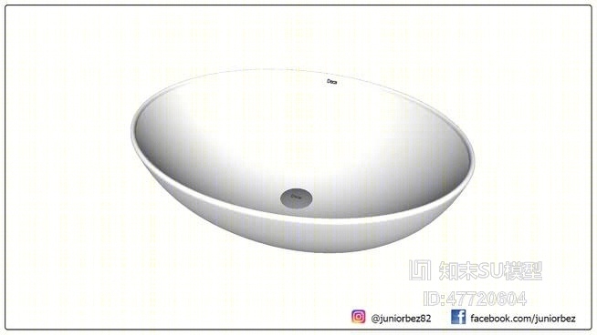 洗面盆SU模型下载【ID:47720604】