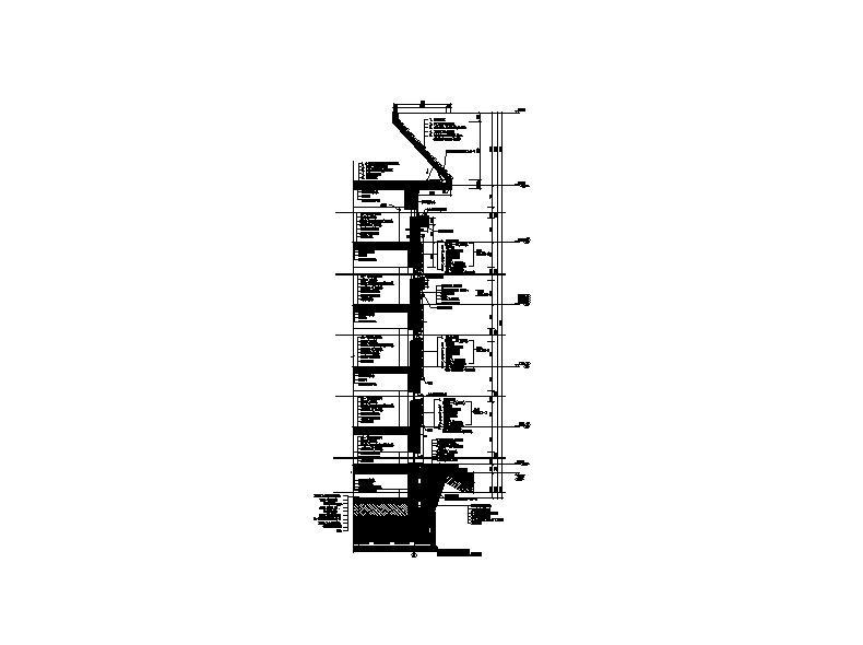 [宁夏]高层框架剪力墙结构办公宾馆综合楼建筑施工图（含...cad施工图下载【ID:149951169】