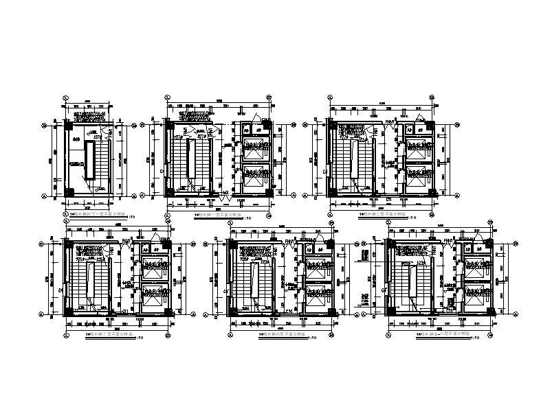 [宁夏]高层框架剪力墙结构办公宾馆综合楼建筑施工图（含...cad施工图下载【ID:149951169】