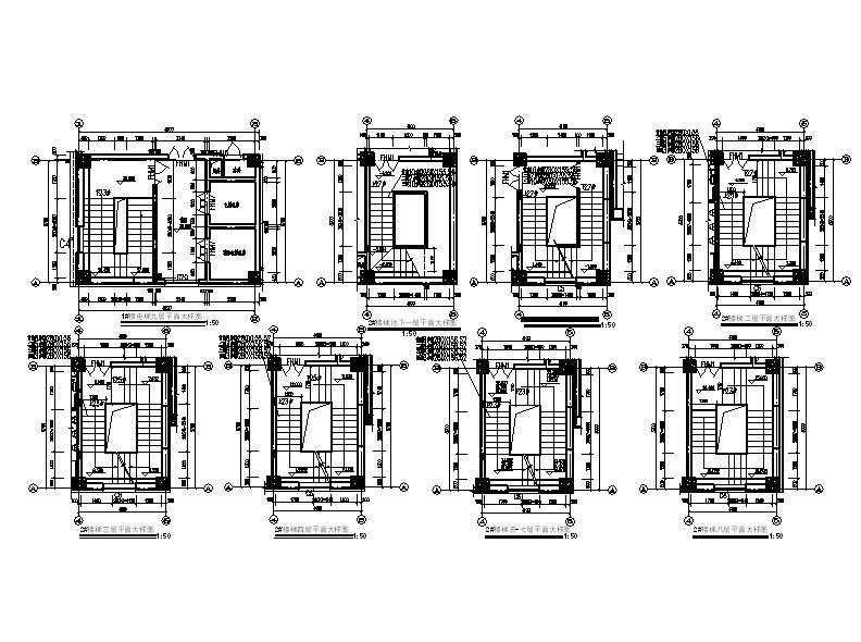 [宁夏]高层框架剪力墙结构办公宾馆综合楼建筑施工图（含...cad施工图下载【ID:149951169】