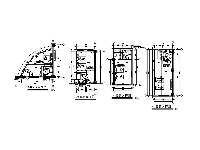 [宁夏]高层框架剪力墙结构办公宾馆综合楼建筑施工图（含...cad施工图下载【ID:149951169】