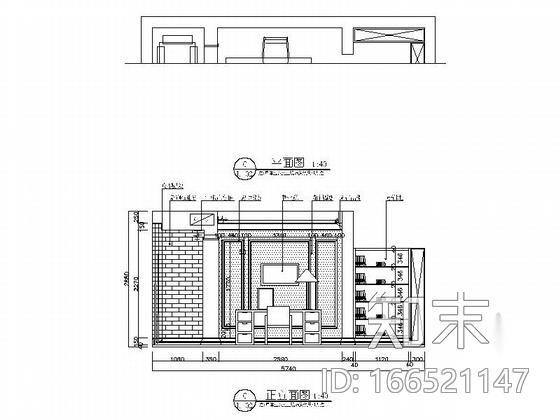 经典美式风情三层别墅样板间CAD装修施工图（含高清效果...cad施工图下载【ID:166521147】