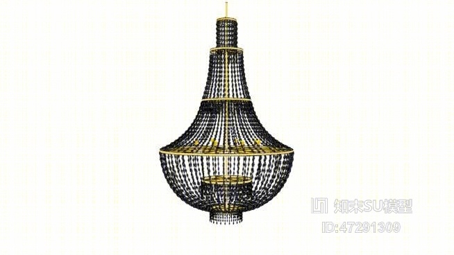 吊灯SU模型下载【ID:47291309】