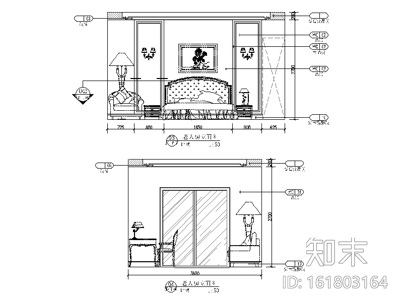 [四川]-整套简欧风别墅设计施工图+效果图cad施工图下载【ID:161803164】