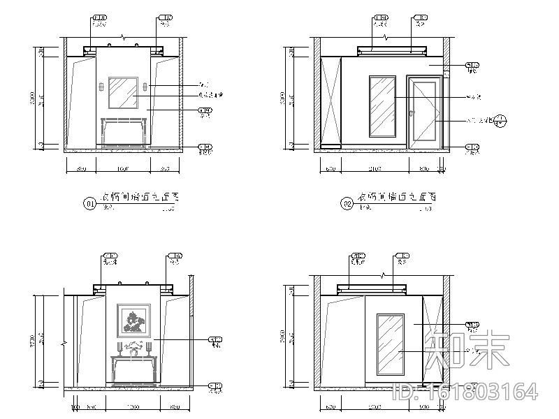 [四川]-整套简欧风别墅设计施工图+效果图cad施工图下载【ID:161803164】