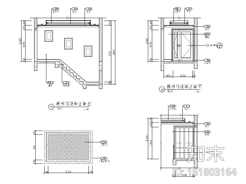 [四川]-整套简欧风别墅设计施工图+效果图cad施工图下载【ID:161803164】