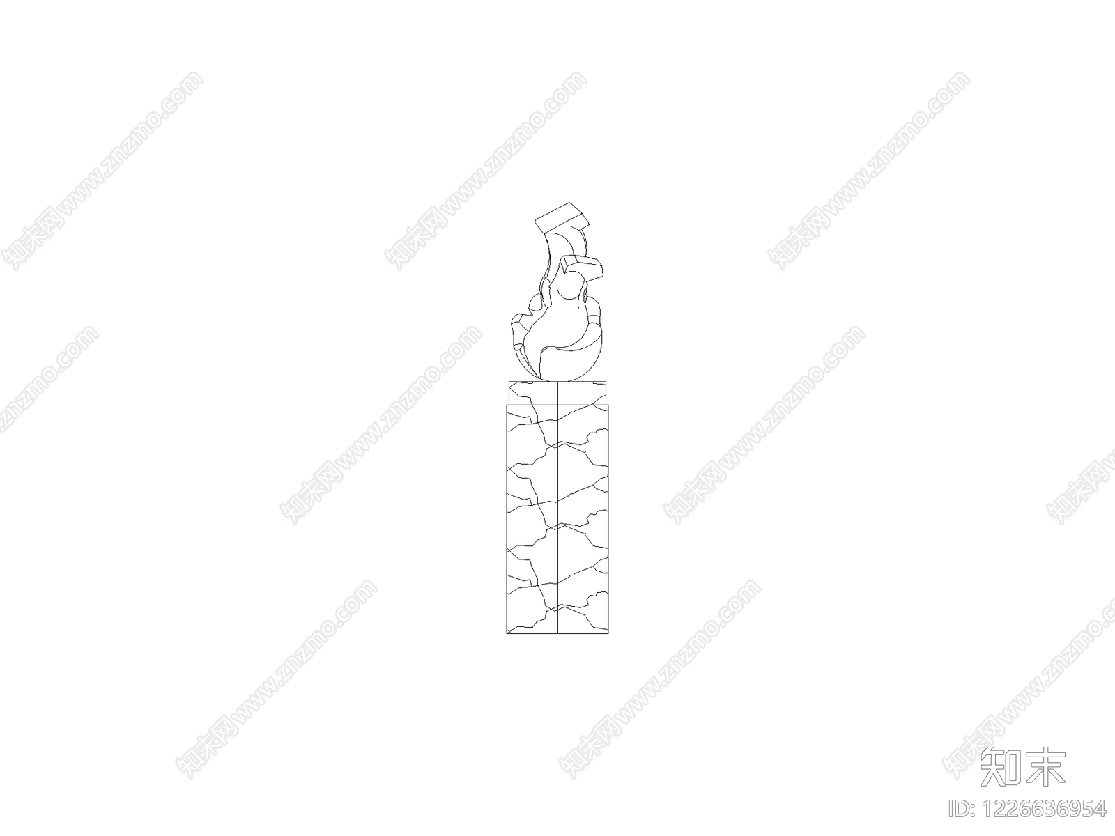 背景墙cad施工图下载【ID:1226636954】