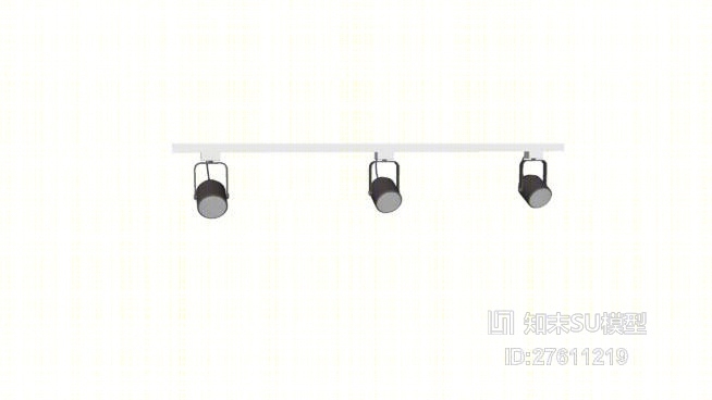 筒灯射灯SU模型下载【ID:419321684】