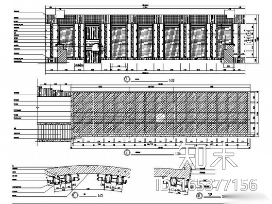 某大浴场装修施工图cad施工图下载【ID:165377156】