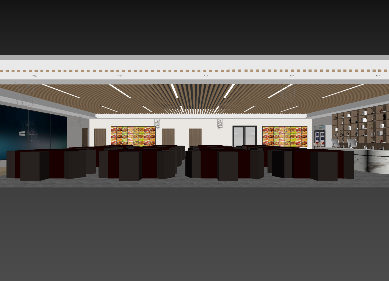 现代快餐店3D模型下载【ID:1214741032】