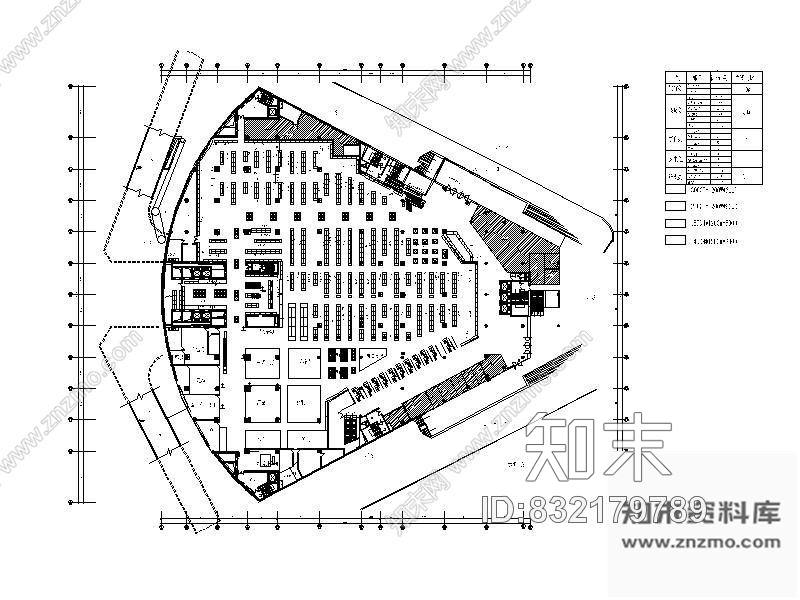 某大型超市平面图施工图下载【ID:832179789】