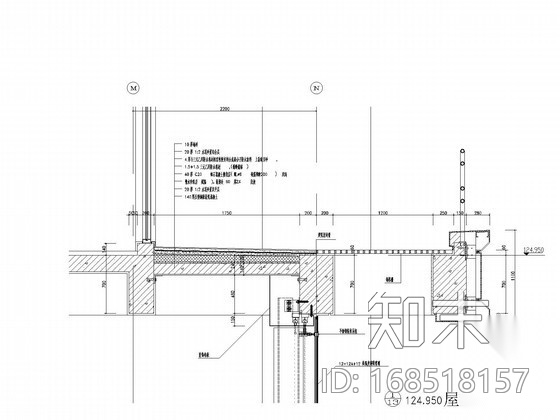 [上海]电视台屋面节点详图cad施工图下载【ID:168518157】