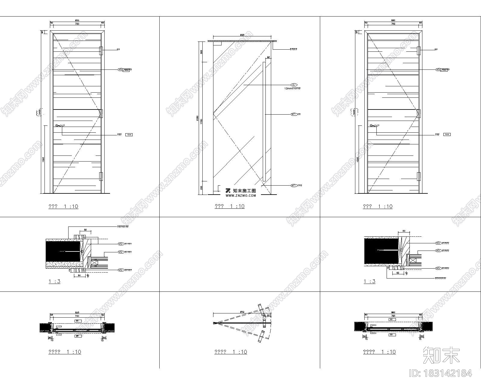 样板别墅大宅CAD施工图下载、别墅大宅CAD施工图下载cad施工图下载【ID:183142184】