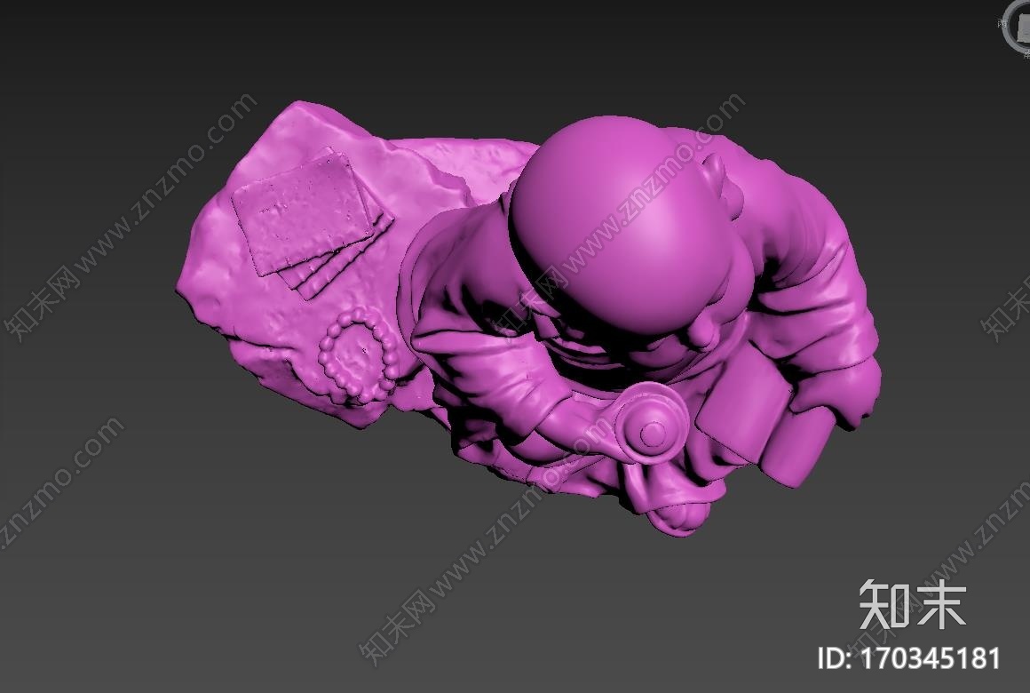 茶趣小佛3d打印模型下载【ID:170345181】