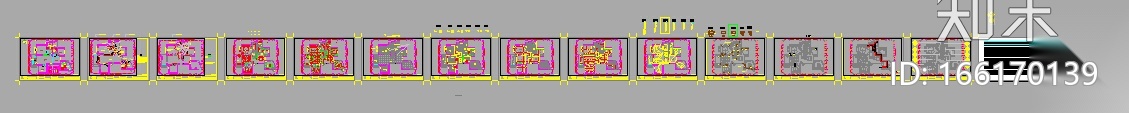 [杭州]一套相当完整规范的两居室设计施工图cad施工图下载【ID:166170139】