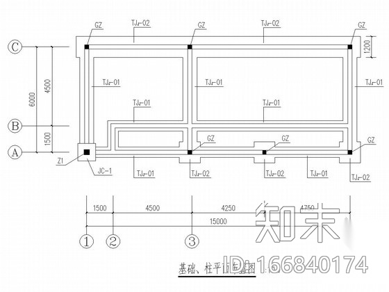 砖混结构星级卫生间建筑结构施工图cad施工图下载【ID:166840174】