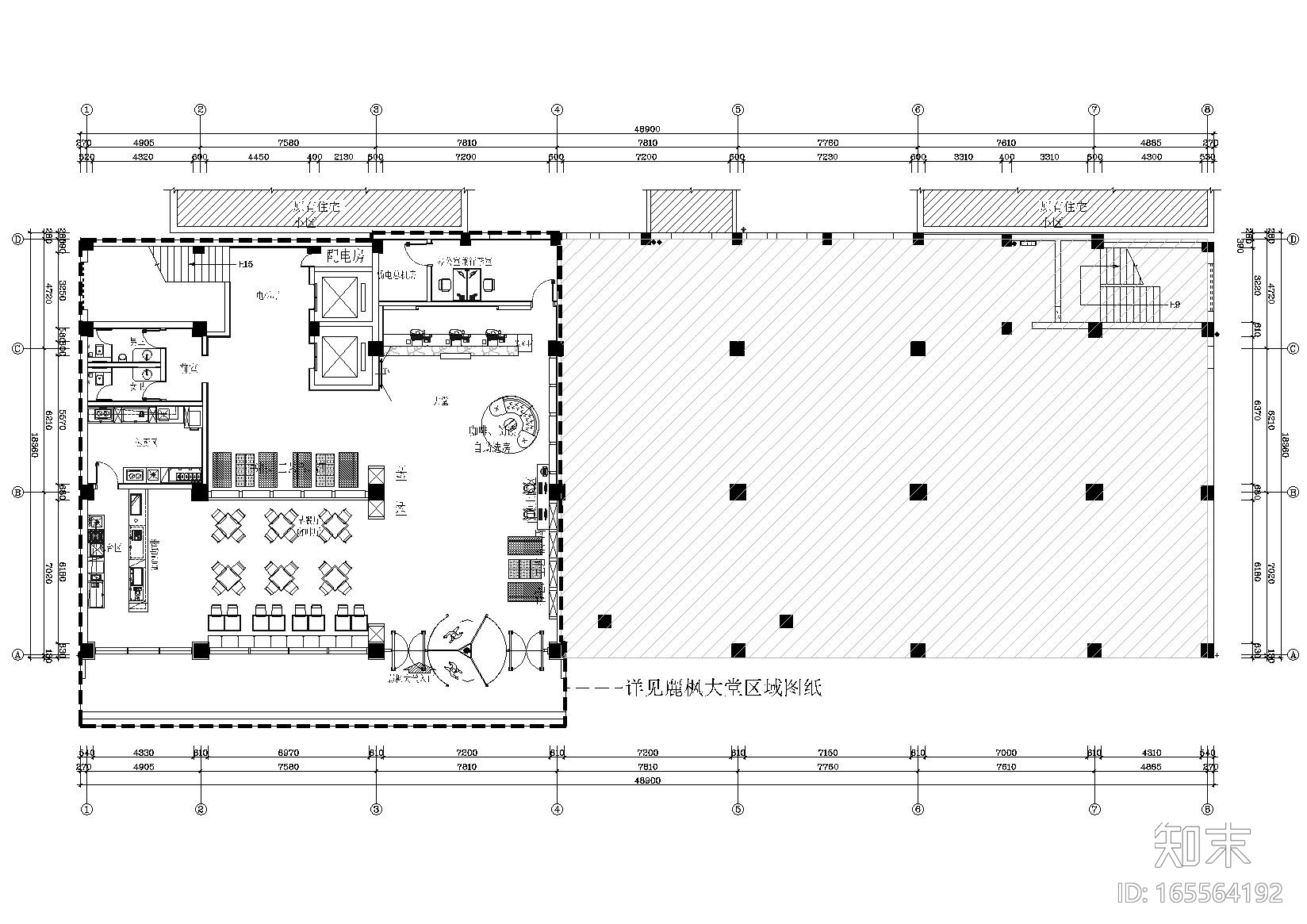 ​[湖南]益阳火车站麗枫酒店项目全套施工图cad施工图下载【ID:165564192】