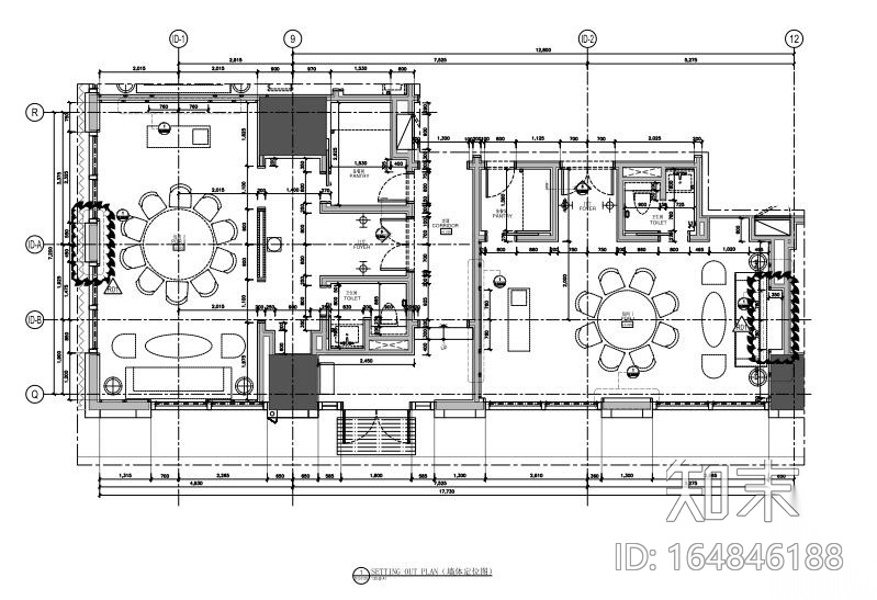 广州新世界酒店餐饮区域方案+施工图+SU模型施工图下载【ID:164846188】