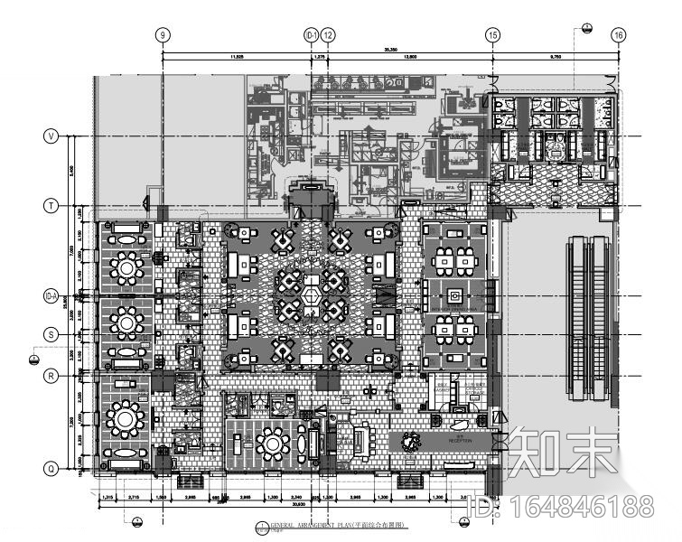 广州新世界酒店餐饮区域方案+施工图+SU模型施工图下载【ID:164846188】