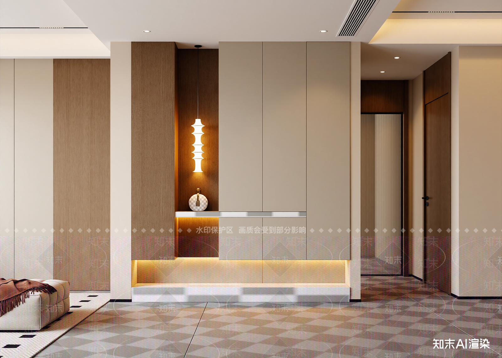 现代家居客厅3D模型下载【ID:1214959063】