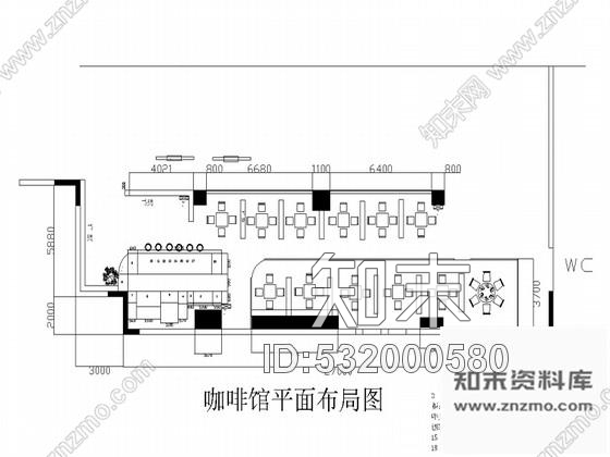 施工图学生作业复古式咖啡书吧设计方案施工图下载【ID:532000580】