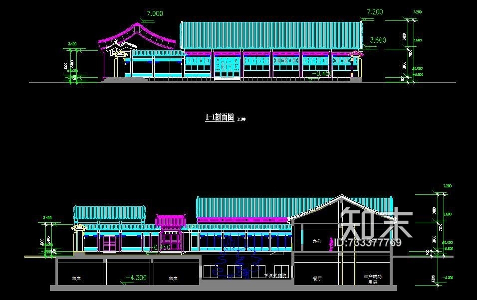 北京古典建筑cad施工图下载【ID:733377769】