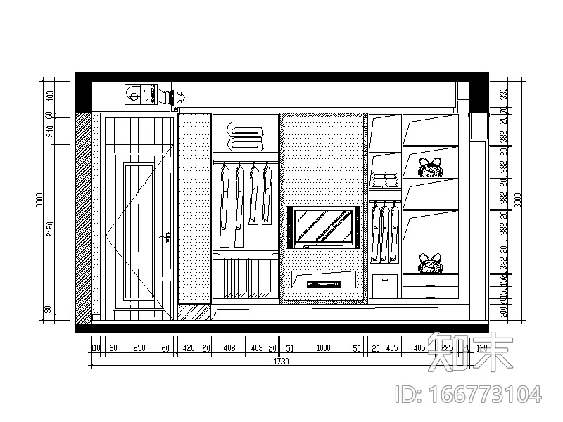 现代中式风格别墅设计CAD施工图（含效果图）cad施工图下载【ID:166773104】