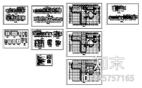 某景区二层游客中心建筑施工图cad施工图下载【ID:165757165】