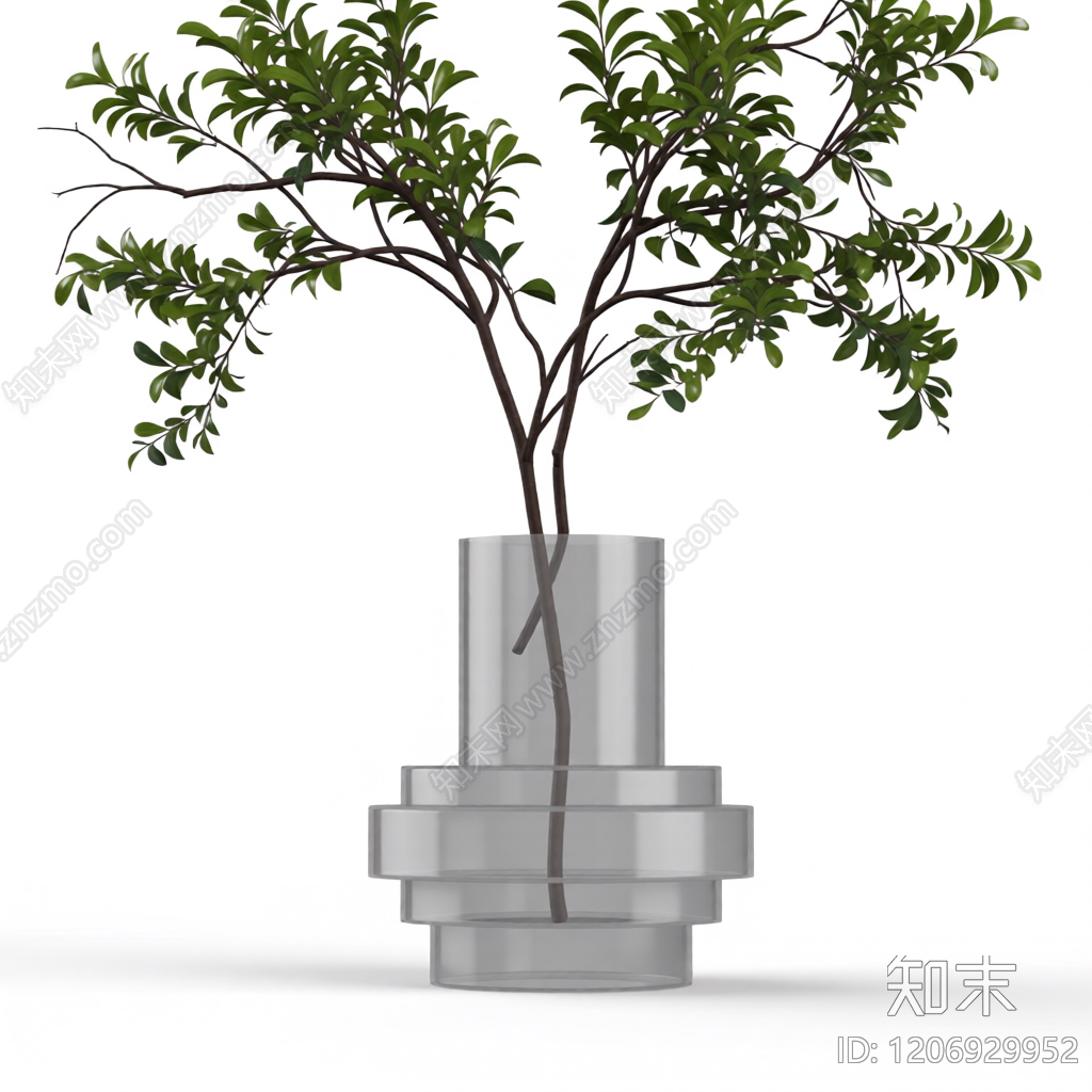 盆栽植物模型3D模型下载【ID:1206929952】