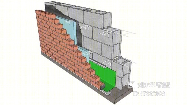 建筑材料SU模型下载【ID:47632908】