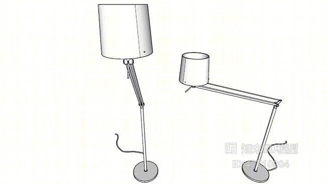 台灯SU模型下载【ID:47710904】