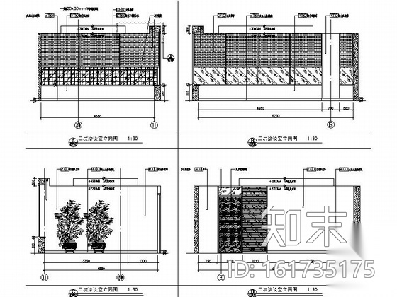 [天津]国际化金融股份制公司现代办公楼装修施工图（含实...cad施工图下载【ID:161735175】