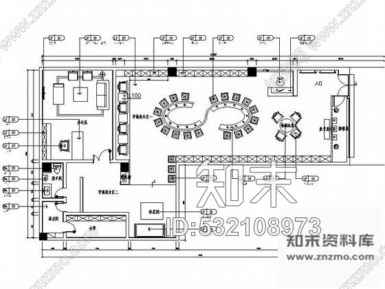 施工图广东某陶瓷展览馆室内装修施工图含实景施工图下载【ID:532108973】