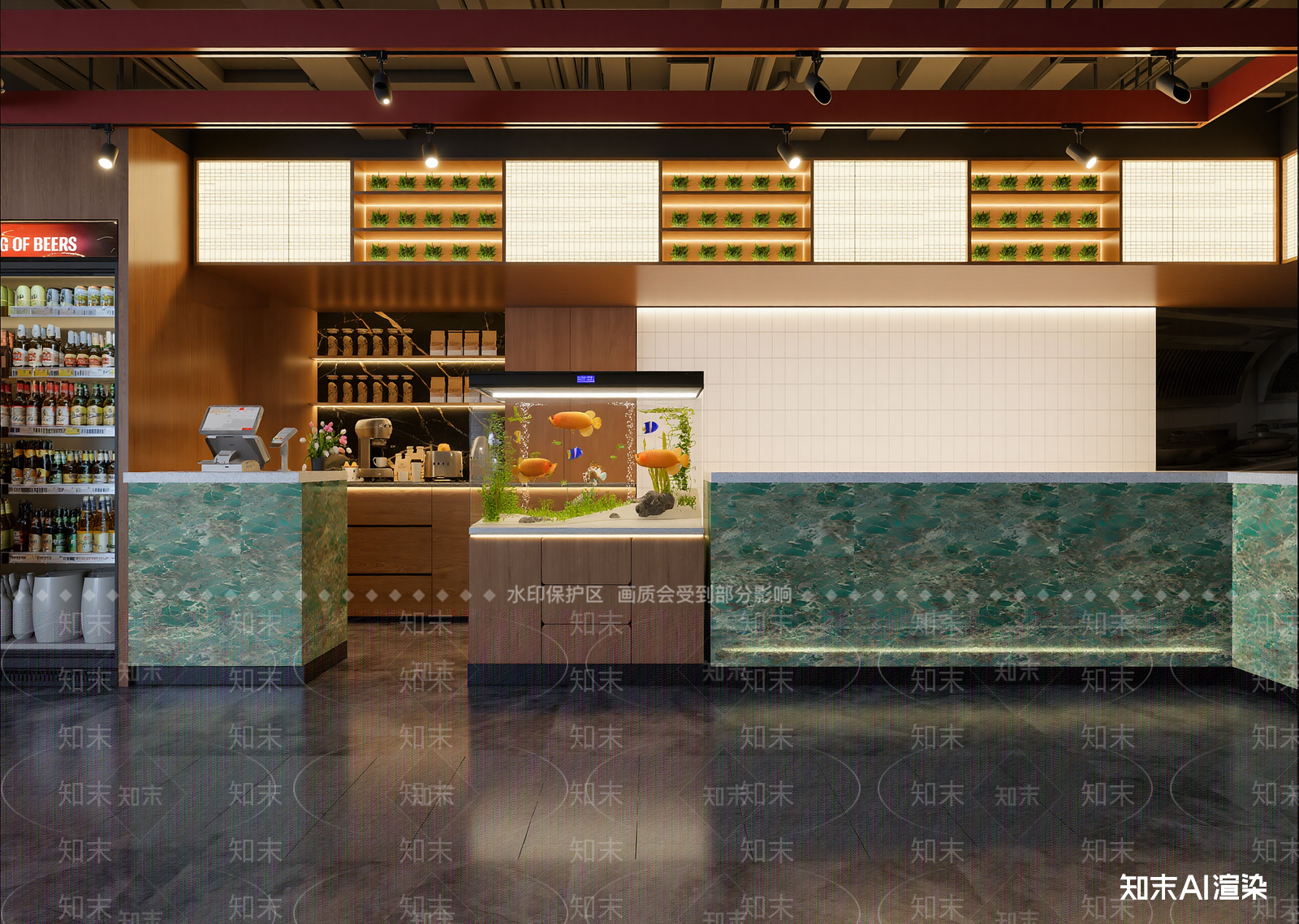 新中式酒吧3D模型下载【ID:1215090251】