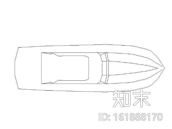 CAD船平面图块cad施工图下载【ID:161888170】