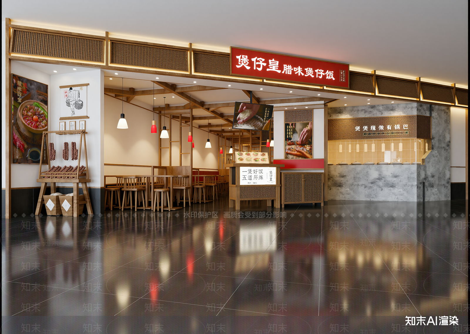 快餐店3D模型下载【ID:1214093261】