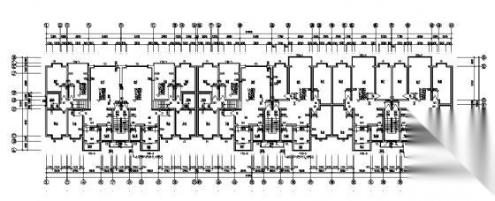 某六层住宅建筑设计图纸cad施工图下载【ID:149852155】