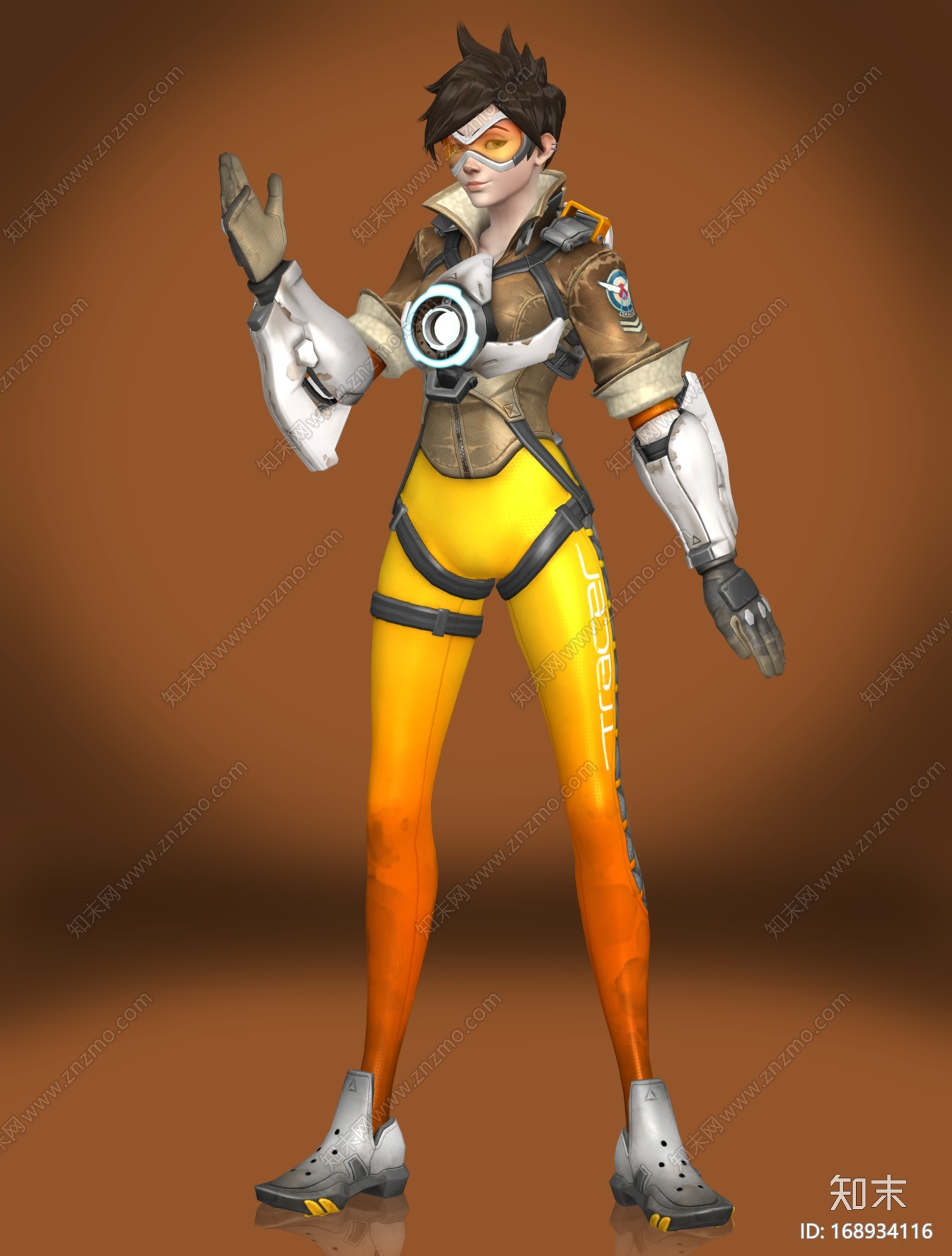 啦，首发——守望先锋模型猎空皮肤模型12套模型+武器CG模型下载【ID:168934116】