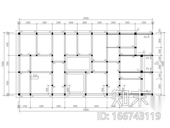 地下一层储藏室，地上六层砖混住宅结构施工图cad施工图下载【ID:166743119】