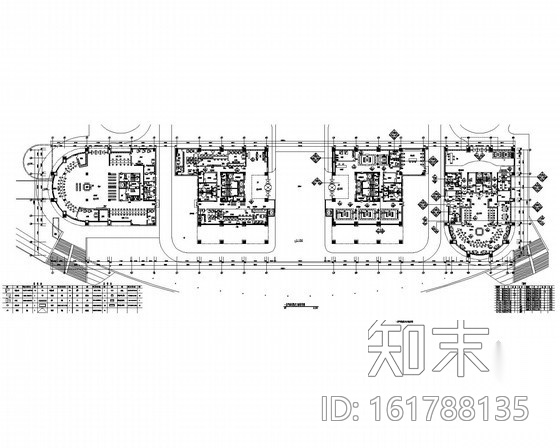 [昆山]某开发区大厦办公楼室内施工图cad施工图下载【ID:161788135】