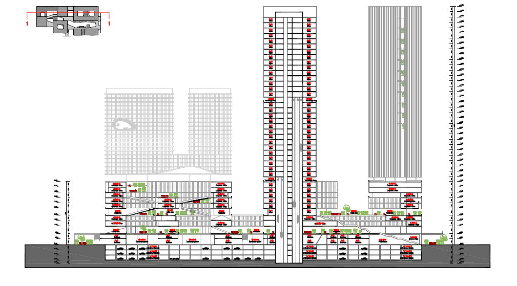 [深圳]留仙洞综合体建筑方案文本(共四个方案版本)施工图下载【ID:165424169】