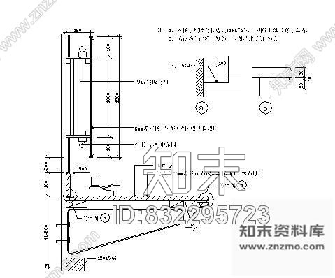 图块/节点A型化妆台及明镜大样图施工图下载【ID:832295723】