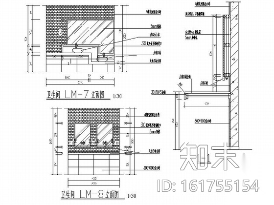 [西安]现代清新风格品牌连锁火锅店设计装修施工图cad施工图下载【ID:161755154】