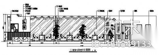 一休闲吧装修施工图cad施工图下载【ID:164849133】