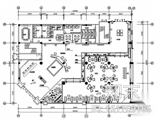 [广东]某高档精品售楼部室内施工图（含效果）施工图下载【ID:161709165】